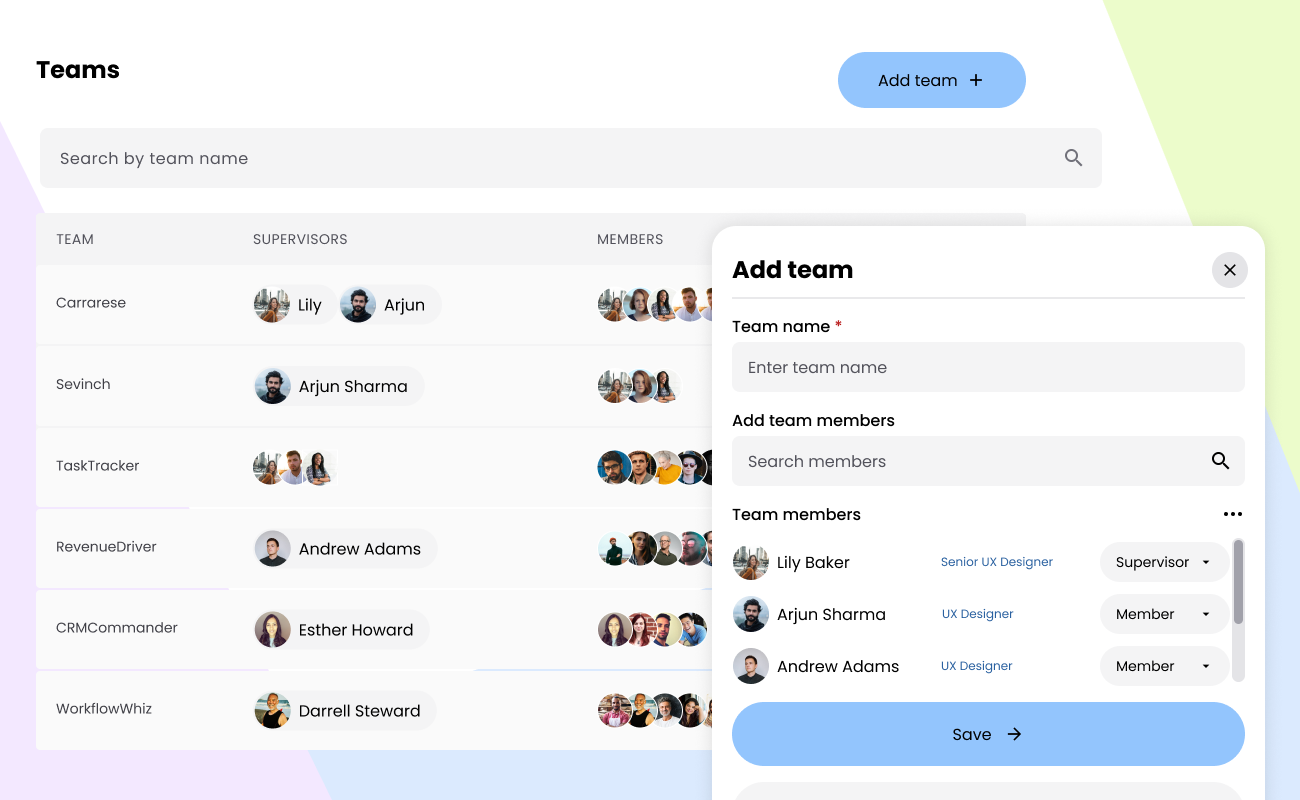 team-clustering-and-management